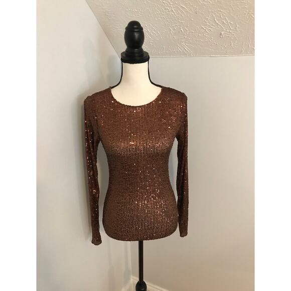 Free People Intimately Gold Rush Long Sleeve Top - Extra Small - Picture 2 of 12